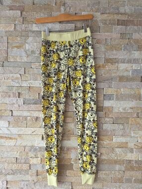 Mr Men Little Miss Yellow Patterned Leggings